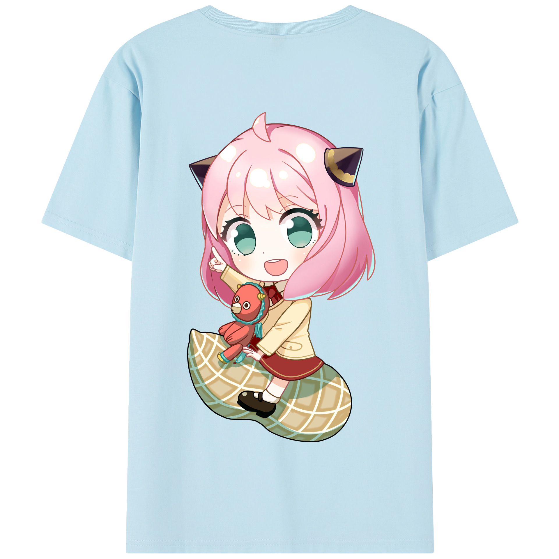 （画像用） SPY×FAMILY间谍家家酒 綿100％半袖Tシャツ（背面プリント）